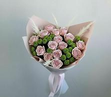 Букет цветов из:  Розы и Хризантемы в Челябинске