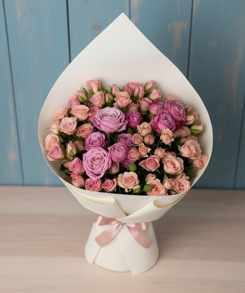 Букет цветов из: Розы в Челябинске